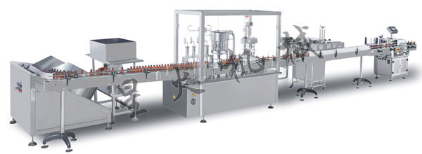 塑料瓶裝口服液液體灌裝生產(chǎn)線