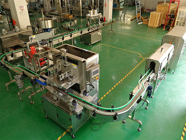 獸藥粉劑自動(dòng)包裝流水線廠房實(shí)拍圖