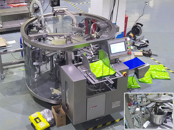 滑嫩牛肉絲包裝流水線