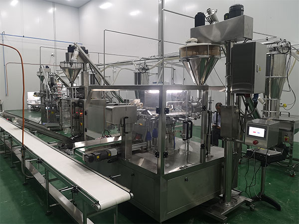 全自動(dòng)果蔬粉包裝流水線